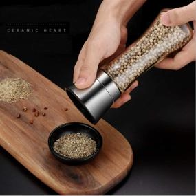 img 2 attached to Refillable Food Steel Tall Adjustable Coarseness Peppercorn