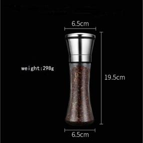 img 3 attached to Refillable Food Steel Tall Adjustable Coarseness Peppercorn