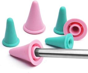 img 1 attached to 🧶 BoNaYuanDa Knit Knitting Needles Point Protectors/Stoppers - 20 Pcs, 2 Sizes - Ideal for Knitting Craft (Needles Point Protectors)