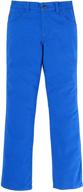 discover wrangler authentics toddler straight twill boys' pants - stylish and durable clothing for little ones logo