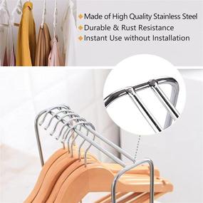 img 2 attached to YOLOPLUS Stacker Clothes Hangers Storage