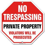 private property trespassing sign rust free logo