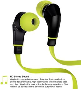 img 3 attached to Наушники Bluetooth Lime/Black Naztech - для универсальных смартфонов и компьютеров