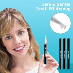 img 3 attached to Enhance Your Smile Anywhere: TOWODE Teeth Whitening Pen 3 Pens (4ML / PCS), Teeth Whitening Pen Refills with Easy Reach Design & Extra Soft Applicator Brush