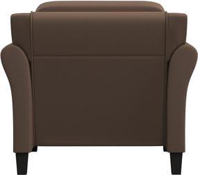 img 1 attached to 🪑 Harrington Armchair by Lifestyle Solutions – Brown, 35.4" W x 32.0" D x 32.7" H