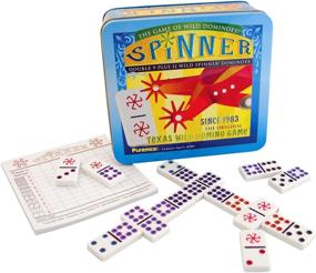 img 1 attached to 🀄 Unleash Unforgettable Domino Fun with Puremco Spinner Game - 54801