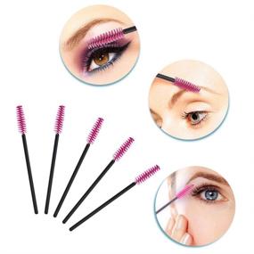 img 3 attached to 💄 Makeup Training and Eyelash Graft Practice Kit Set with Training Mannequin Head and False Eyelashes Extensions (No Glue Included)