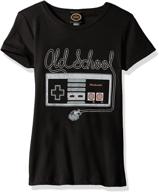 🎮 nintendo girls' graphic tee with tangled controller design logo