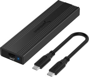 img 4 attached to 🔒 Sabrent M.2 PCIe NVMe and SATA SSDs (EC-SNVE) USB 3.2 Type-C Tool-Free Enclosure