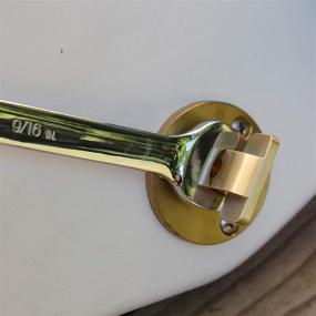 img 2 attached to 🛥️ Seaworthy Innovations Boat Garboard Drain Plug - High-Quality 1/2" NPT Thread - C954 Bronze Construction