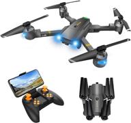 🚁 high-tech drone with camera: wide-angle rc quadcopter for adults - beginner-friendly, fpv live video, altitude hold, and more! logo
