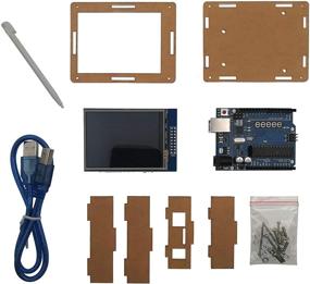 img 2 attached to 📺 EEEEE 3-in-1 Color Touch Screen LCD with UNO R3 ATMEGA328P Board for Arduino – Complete Kit with Acrylic Case, Touch Pen, USB Cable, SD Card Socket