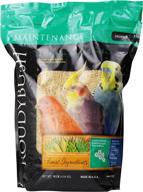 🐦 высококачественная кормовая птичья еда roudybush daily maintenance: крошки, 10-фунтовый мешок логотип
