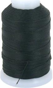 img 1 attached to 🧵 Long-lasting Black Beadsmith Nylon Beading Thread Cord - Size F - 140yds: Durable and Versatile for All Your Beading Projects