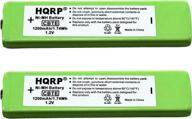 🔋 hqrp 2-pack gumstick battery compatible with sony nc-5wm, nc-6wm, wm-701c & more - long-lasting power for multiple sony devices логотип