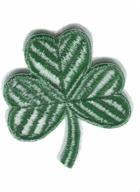 🍀 irish shamrock clover embroidered patch, godeagle st. patrick's appliqued patch for backpacks, jeans, jackets, & clothes – iron-on logo