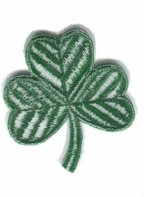 img 1 attached to 🍀 Irish Shamrock Clover Embroidered Patch, GodEagle St. Patrick's Appliqued Patch for Backpacks, Jeans, Jackets, & Clothes – Iron-on