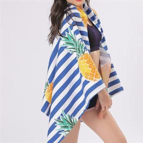 img 2 attached to Sisiie Microfiber Beach Towels Lightweight