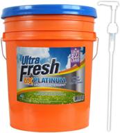 🌬️ platinum fresh breeze he liquid laundry detergent with odor eliminators - ultra concentrated formula for up to 640 loads. 5 gallons (640 oz) logo