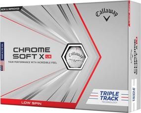 img 4 attached to 🏌️ Enhanced Performance Callaway 2021 Chrome Soft X LS Golf Balls (12-Pack)