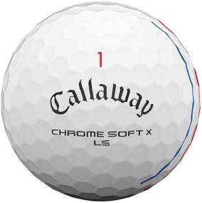 img 2 attached to 🏌️ Enhanced Performance Callaway 2021 Chrome Soft X LS Golf Balls (12-Pack)