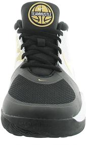 img 1 attached to Boys' Nike Hustle Sneaker - Metallic Silver Shoes for Sneakers