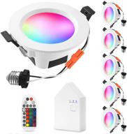 🔦 fvtled bluetooth downlight: multicolor industrial electrical - 2700k to 6500k logo