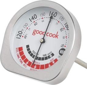 img 3 attached to NSF Approved Goodcook Good Cook Classic Meat Thermometer 1 - Bright Steel: Accurate & Reliable