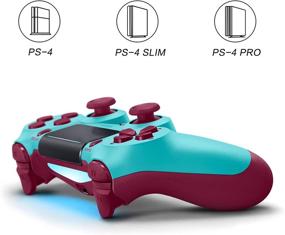 img 3 attached to 🎮 Wireless PS-4/Slim/Pro Controller - ADHLEK PS4 Remote with Dual Vibration Game Joystick for PS4 Console