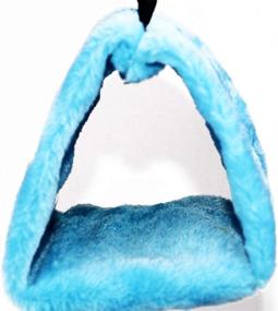 img 2 attached to 🐦 Cozy Cdycam Plush Pet Bird Hut: Hanging Cage Warm Nest Hammock for Happy Snuggle Cave Tent