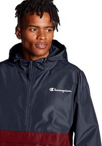 img 3 attached to Champion Colorblocked Packable Jacket Scarlet