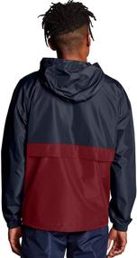 img 1 attached to Champion Colorblocked Packable Jacket Scarlet