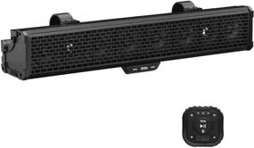img 4 attached to 🔊 BOSS Audio BRRC27 27-Inch ATV UTV Sound Bar - IPX5 Weatherproof, 3-Inch Speakers, 1-Inch Tweeters, Built-in Amplifier, Bluetooth, Dome Lights, Easy 12-Volt Vehicle Installation