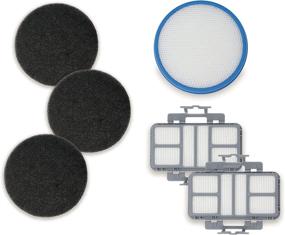 img 3 attached to 🔍 Fette Filter - Vacuum Filter Set for Hoover React 440010868, 440011113, 440010860 Upright Vacuum - Includes 2 HEPA Filters, 1 Pre Filter, 3 Carbon Filters