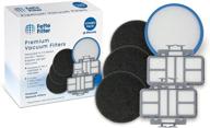 🔍 fette filter - vacuum filter set for hoover react 440010868, 440011113, 440010860 upright vacuum - includes 2 hepa filters, 1 pre filter, 3 carbon filters логотип