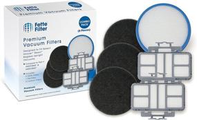 img 4 attached to 🔍 Fette Filter - Vacuum Filter Set for Hoover React 440010868, 440011113, 440010860 Upright Vacuum - Includes 2 HEPA Filters, 1 Pre Filter, 3 Carbon Filters