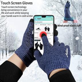 img 3 attached to Achiou Touchscreen Gloves Winter Texting
