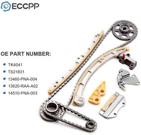 img 3 attached to 🔧 ECCPP New Timing Chain Kit for Honda CR-V 2.4L DOHC K24Z1 K24A1 Engine (2002-2009)