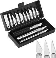 🔪 mr. pen- ultimate utility knife kit: 13-piece craft knife set & blades for crafting, leather cutting & more logo