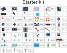 img 2 attached to 🔧 UNIROI Ultimate Starter Kit: Arduino IDE 328P Control Board, Extensive 260-Page Tutorial Book, 217 Items, 51 Projects, Breadboard | Arduino IDE Starter Kit with Enhanced SEO