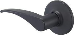 img 4 attached to 🚪 Matte Black Left-handed Victor Dummy Door Lever by Amazon Basics