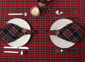 img 3 attached to 🎄 Shop the Ruth Boaz Traditional SquareTablecloth Christmas Collection: Elevate Your Holiday Décor