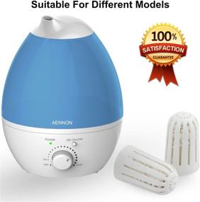 img 2 attached to 🔍 Aennon 3 Replacement Filters: Enhance Performance of Cool Mist Ultrasonic Humidifiers - Compatible with Multiple Top Brands (3-Pack Humidifier Filter)