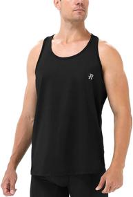 img 3 attached to Runhit Workout Muscle Sleeveless Athletic Men's Clothing in Shirts