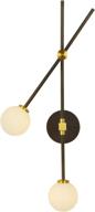 🌍 baoden modern industrial wall lamp: stylish globe sconce with rotatable light fixture and g4 bulb in brushed brass/matte black finish логотип