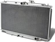 dna motoring ra hp92 3 aluminum radiator logo