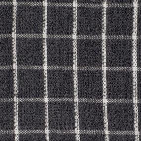 img 2 attached to DII Basic Terry Collection Windowpane Gray Dishcloth Set, 6 Pieces, 12x12