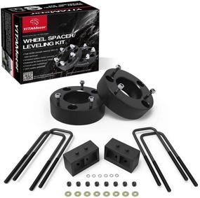 img 4 attached to YITAMOTOR 3-inch Front and 2-inch Rear Leveling Lift Kit for F150, Forged Strut Spacers Compatible with 2004-2018 Ford F-150 2WD 4WD