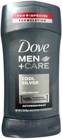 img 1 attached to 🪒 Dove Men+Care Cool Silver Antiperspirant Stick - 2.7 Ounce (Pack of 6)