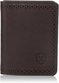 img 4 attached to 👞 Ariat Men's Boot Bifold Copper: Quality Wallet for the Stylish Gentleman